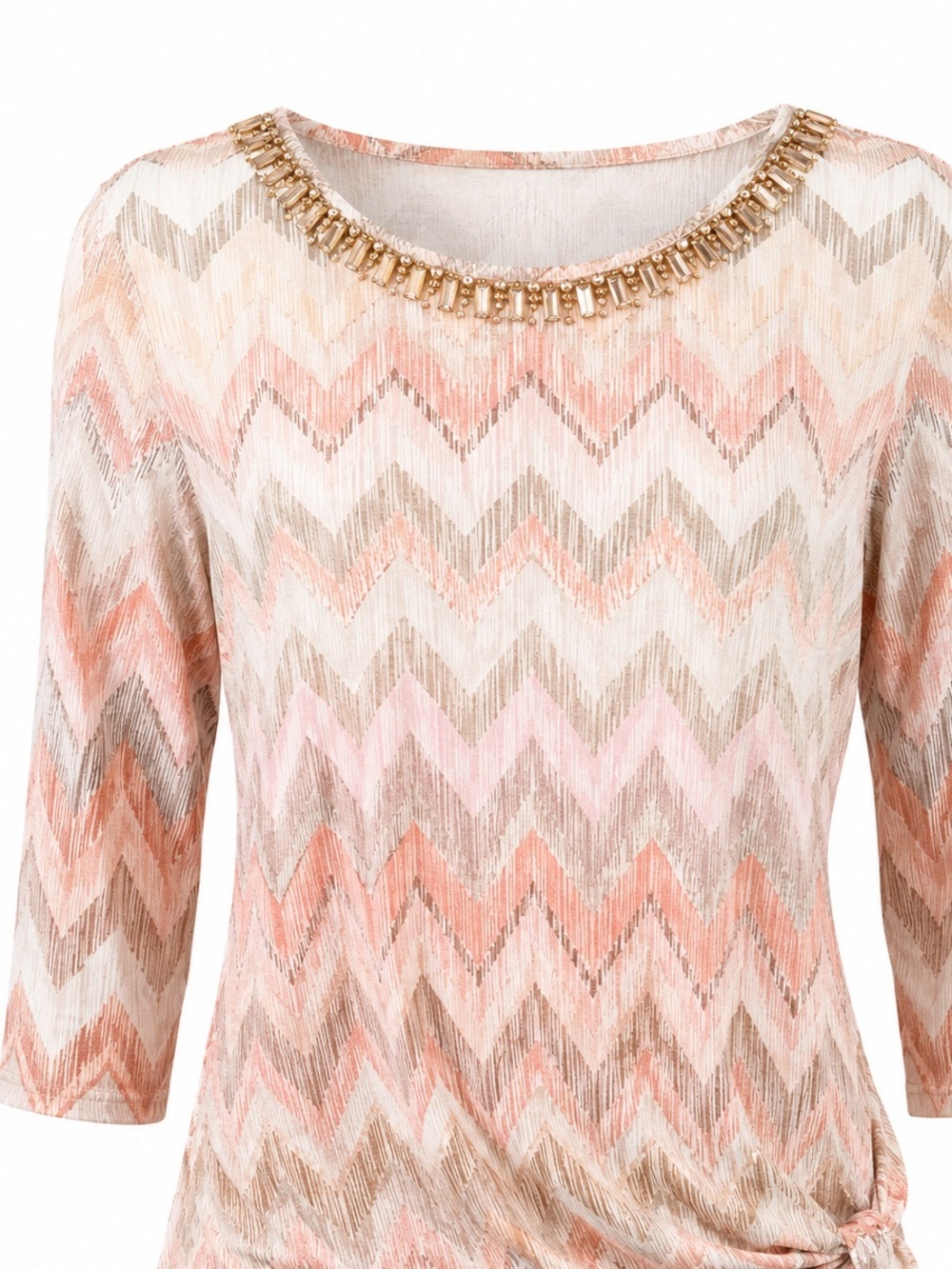 Ruby red petite 3/4 sleeve top